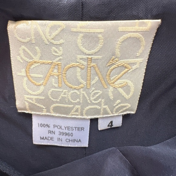 Elegant Cache Strapless Floral Embroidered Dress, Size 4 - Picture 7 of 7